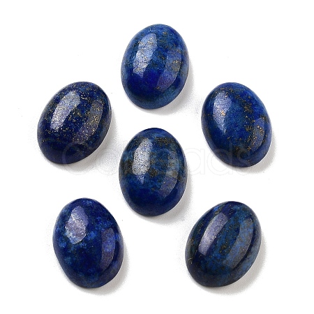 Natural Dyed Lapis Lazuli Cabochons G-G145-01B-30-1