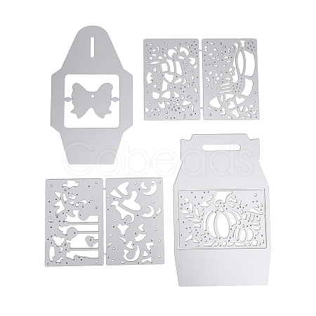 Gift Cases Carbon Steel Cutting Dies Stencils DIY-XCP0004-12-1