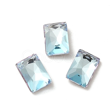 Glass Rhinestone Cabochons RGLA-P037-12A-D202-1