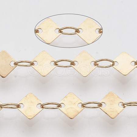 Soldered Brass Link Chains CHC-T008-02LG-1