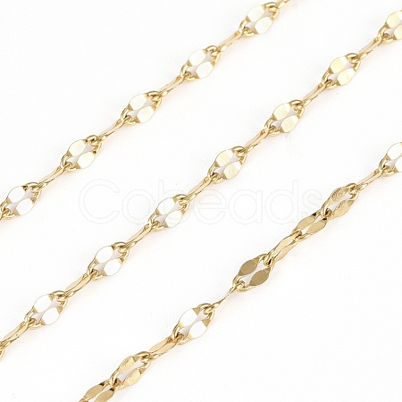 304 Stainless Steel Curb Chains CHS-G011-07G-1