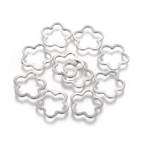 Tarnish Resistant 201 Stainless Steel Linking Rings LS-STAS-L233-009P-1