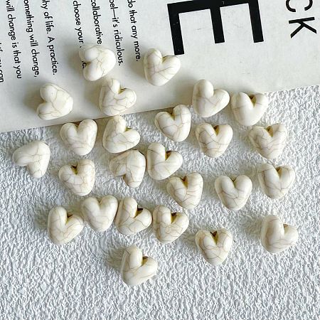 Synthetic Howlite Beads G-V001-001F-1