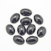 Natural Black Stone Cabochons X-G-R415-13x18-46-1