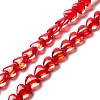 Transparent Glass Beads Strand GLAA-F112-01G-1