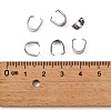 Tarnish Resistant 304 Stainless Steel Snap on Bails STAS-R048-9x7mm-4