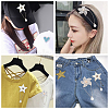 6Pcs 2 Style Star & Windmill Glitter Hotfix Rhinestone DIY-FG0002-26-7