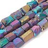 Electroplated Natural Quartz Crystal Beads Strands G-D0009-01B-05-1