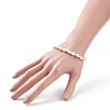 Natural Shell Beaded Bracelet BJEW-JB08162-3