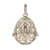 Brass Cage Pendants KK-G283-03P-1