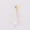 Brass Enamel Pendants KK-S362-032L-NR-3