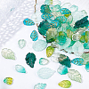 100Pcs 10 Style Transparent Glass Pendants GLAA-SC0001-65-4
