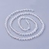 Natural White Topaz Beads Strands G-F619-28-4mm-2