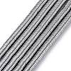 Electroplate Non-magnetic Synthetic Hematite Beads Strands G-J216E-08-1