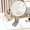 Flocking Plastic Cufflink Gift Storage Boxes CON-WH0089-266-6