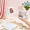 Cardboard Paper Cake Boxes with Plastic Visible Window and Handle CON-WH0117-04B-3