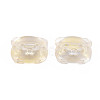 Two Tone Transparent Spray Painted Glass Beads GLAA-T022-02-A02-4