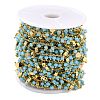 Handmade Glass Beaded Chains CHC-I038-14G-01-3