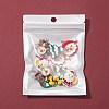 10Pcs 5 Styles Opaque Resin Pendants RESI-FS0001-29-6