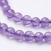 Natural Amethyst Beads Strand X-GSR6mmC062-3