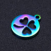 Ion Plating(IP) 201 Stainless Steel Charms STAS-Q201-JN200-2