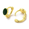 Flat Round Rack Plating Brass Hoop Earrings EJEW-A031-14G-2