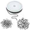 DIY Chain Bracelet Necklace Making Kit DIY-YW0006-37-1