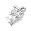 Anti-Tarnish 304 Stainless Steel Pendants STAS-D192-13P-2