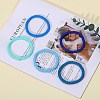 Polymer Clay Heishi Surfer Stretch Bracelets Set BJEW-SW00128-3