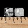 Watermelon Stone Glass Cabochons G-G075-08-3