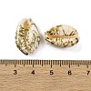 Spray Painted & Drawbench Cowrie Shell Beads SSHEL-M023-03D-3