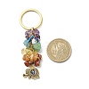 Chakra Natural Gemstone Chip Bead Keychain KEYC-JKC00415-01-3