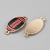 Alloy Enamel Connector Charms LS-FIND-WH20024-05G-06-2