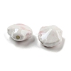 Shell Shape Glazed Porcelain Beads PORC-E022-01A-3