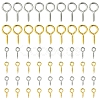 100Pcs 6 Styles 304 Stainless Steel Screw Eye Pin Peg Bails FIND-FS0002-85-3