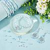 8 Strands Transperant Electroplate Glass Beads Strands GLAA-BBC0001-04A-4