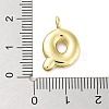 Rack Plating Brass Balloon Letter Pendants KK-C050-01G-Q-3