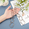 Zinc Alloy Curb Chain Bag Tape PALLOY-WH0079-10P-RS-3