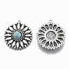 Tibetan Style Alloy Pendants X-PALLOY-R113-007-RS-2