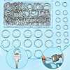 100Pcs Iron Split Key Rings IFIN-FS0001-65A-3