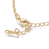 Gold Plated Tin Alloy Twisted Singapore Chain Fine Necklaces NJEW-BB10191-18-2