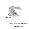 304 Stainless Steel Cuff Open Rings FS-WG02E6D-01-2