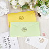 Hot Stamping BOPP Thank You Gift Sticker Rolls STIC-WH0004-20-4