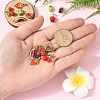 2Pcs Brass Charms KK-YW0003-29B-4