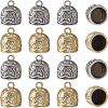 Tibetan Style Alloy Cord Ends TIBEP-CA0001-01-NR-1