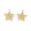 Brass Pendants X-KK-G389-14G-2