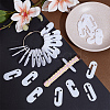 28Pcs Acrylic Band Weaving Width Gauge AJEW-OC0013-96A-4