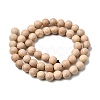 Natural Wood Beads Strands WOOD-B011-01A-8mm-3