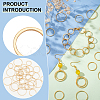 36Pcs 3 Style 201 Stainless Steel Linking Rings STAS-BC0003-60-4