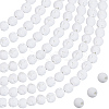 5 Strands Synthetic Lava Rock Round Beads Strands G-PA0002-40-1